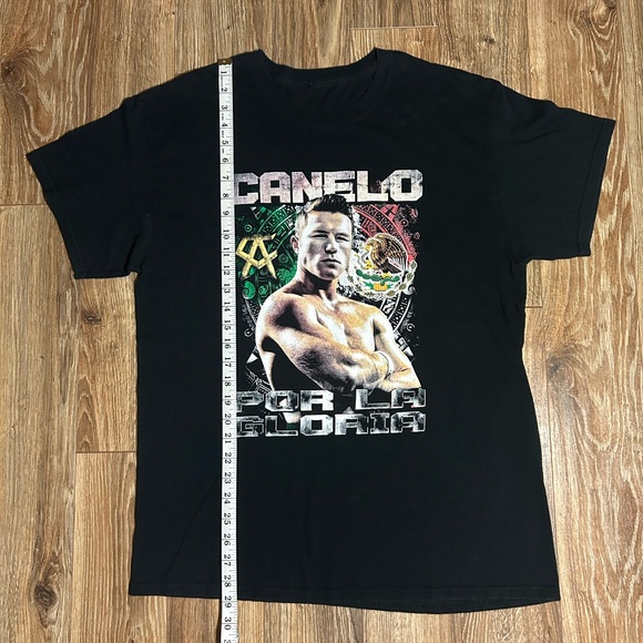 Canelo Alvarez Boxer Por La Gloria T-Shirt - Picture 3 of 4